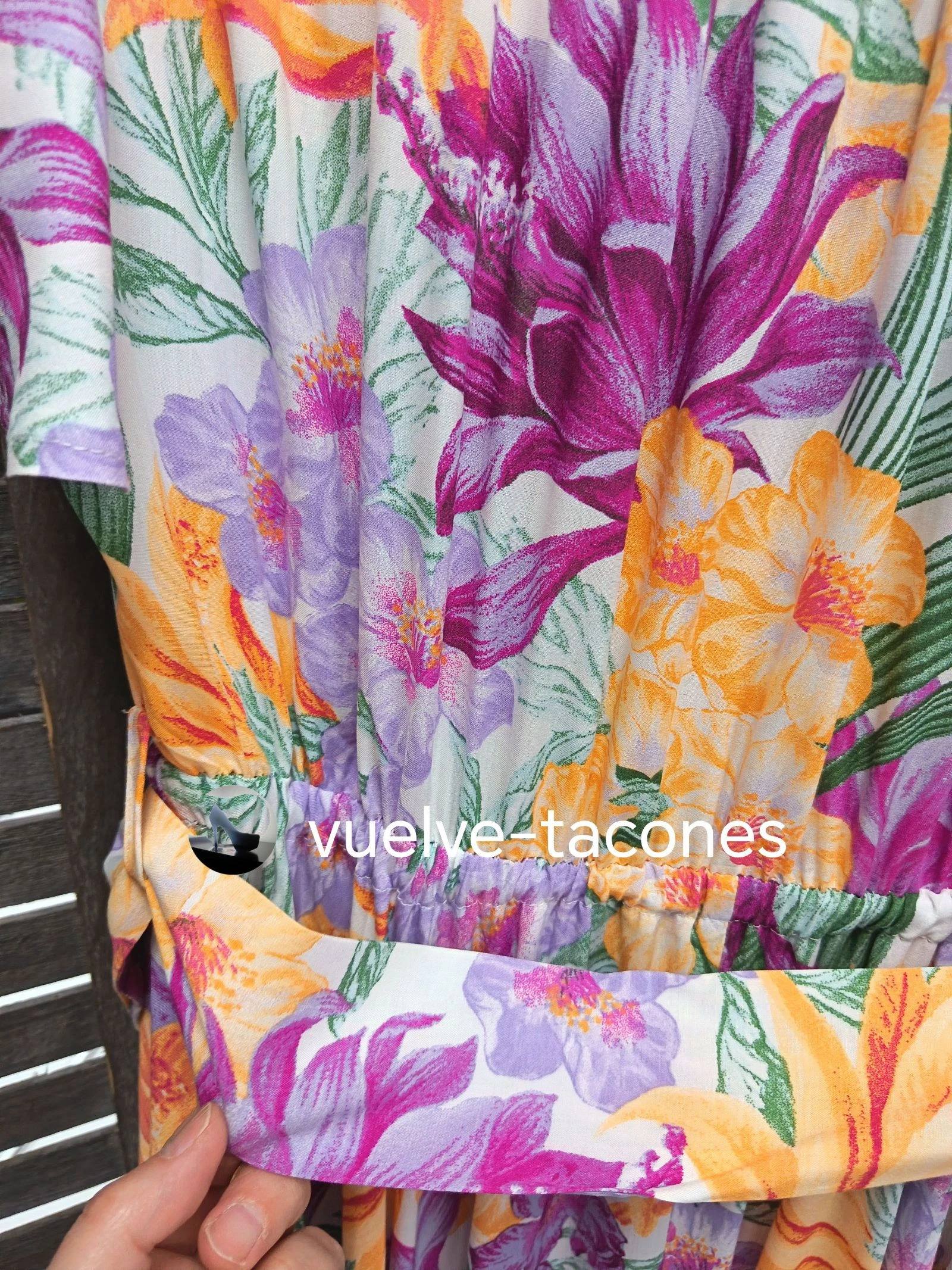 Asymmetrische bloemenjurk ♡ JAASE * maat M – photo 12